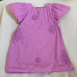 Zara Lavendar Flutter Sleeve Dress